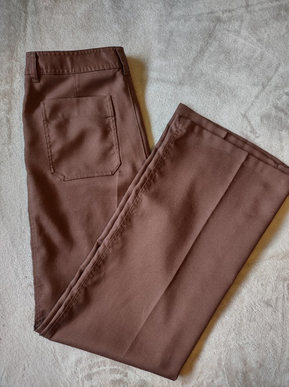 Uniqlo Women’s Brown Wide Leg Pants Size 6 – High Waist Trousers